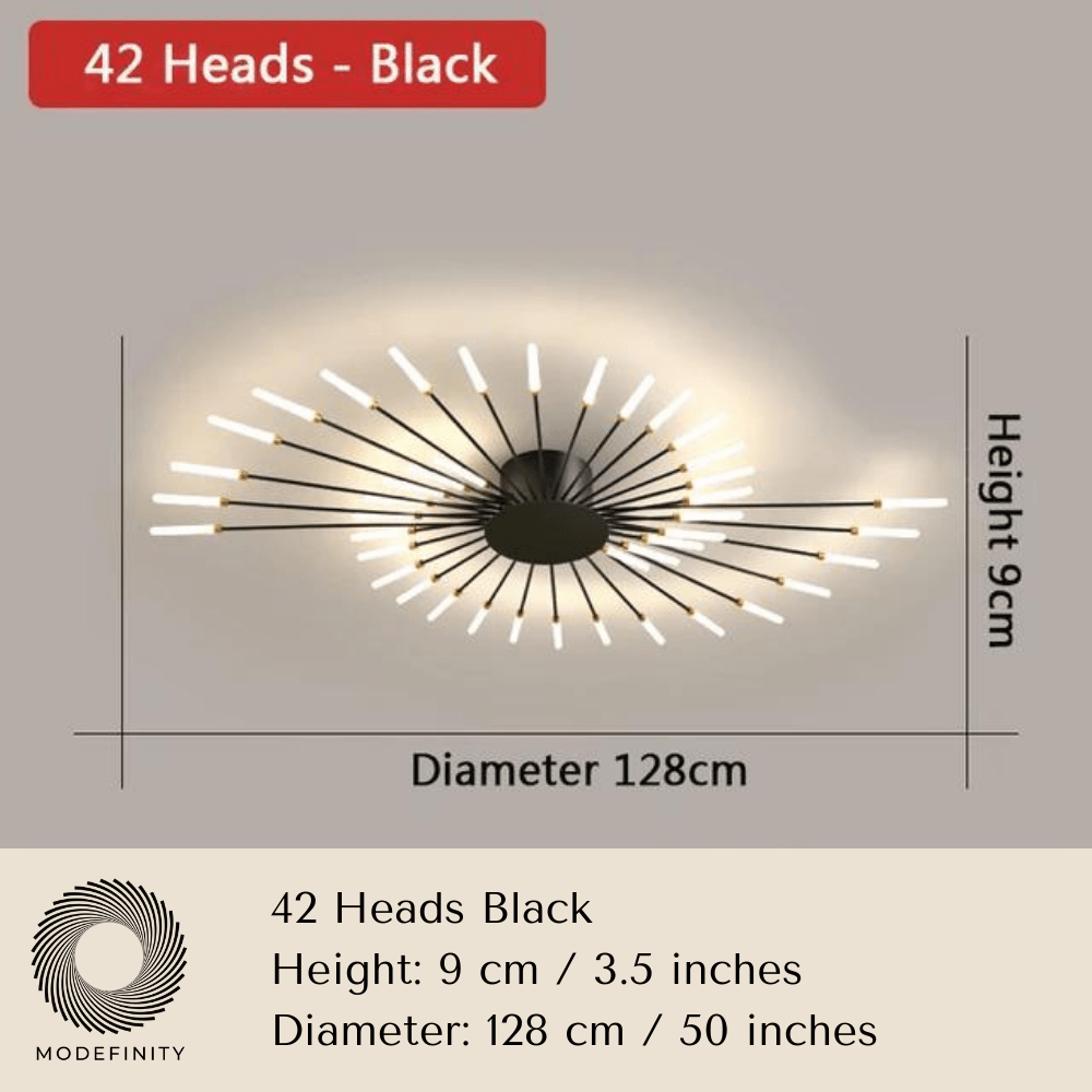 Luxurious Starburst LED Chandelier - Modefinity