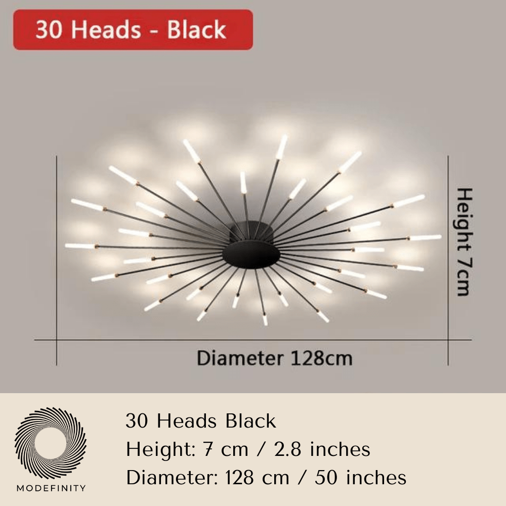 Luxurious Starburst LED Chandelier - Modefinity