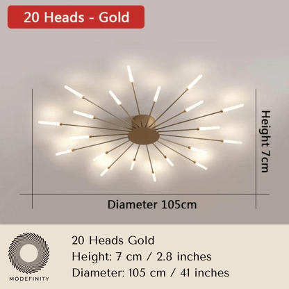 Luxurious Starburst LED Chandelier - Modefinity