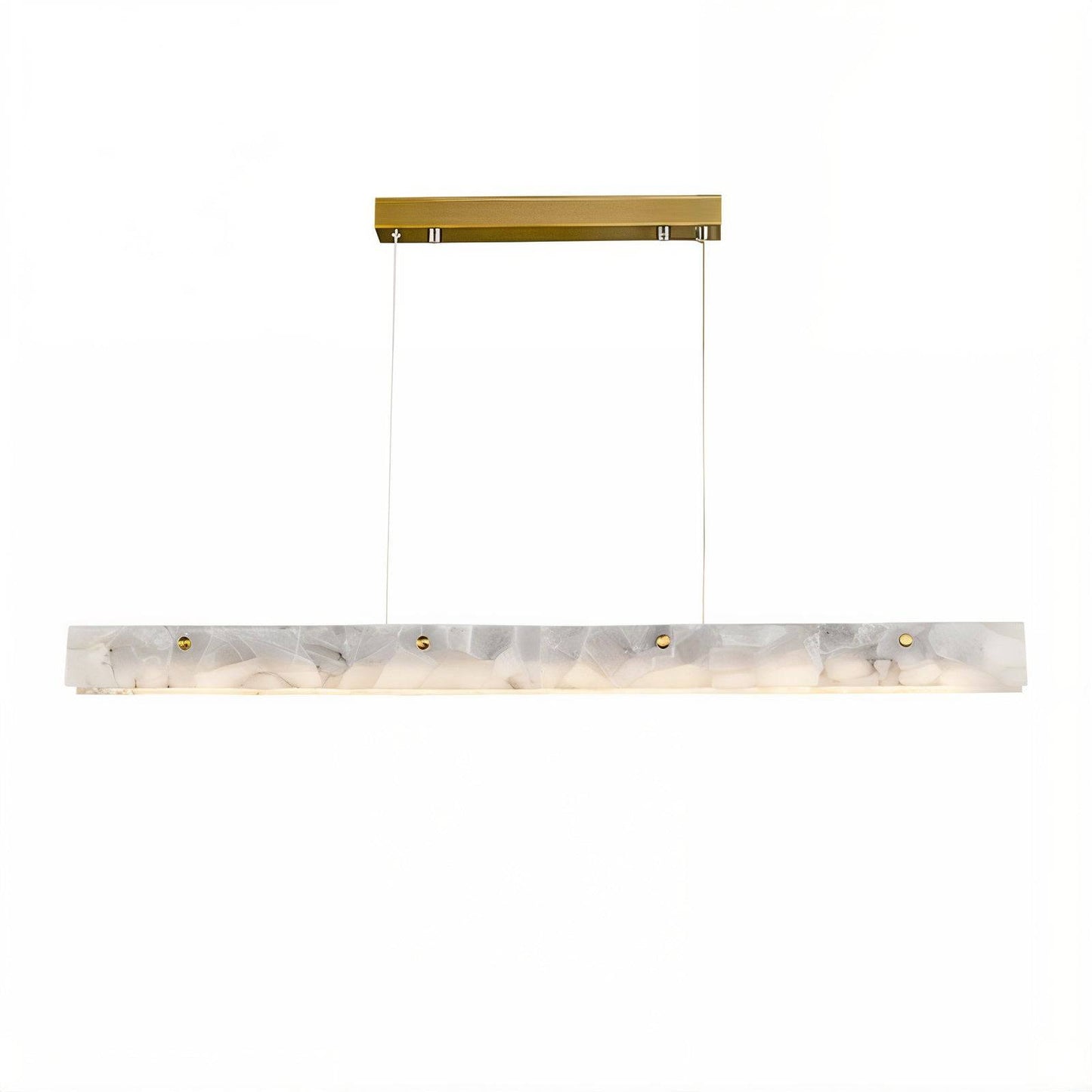 Luxury Rectangular Alabaster Pendant Light - Modefinity