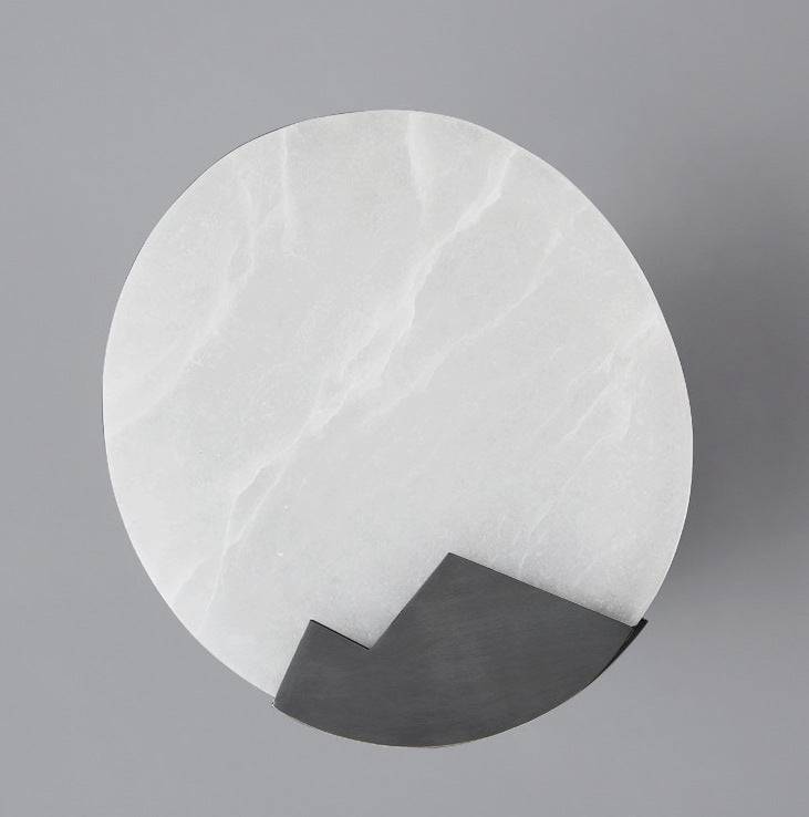 Marble Alabaster Black Wall Light - 203MWL - Modefinity