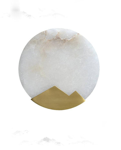 Marble Alabaster Brass Wall Light - 201MWL - Modefinity