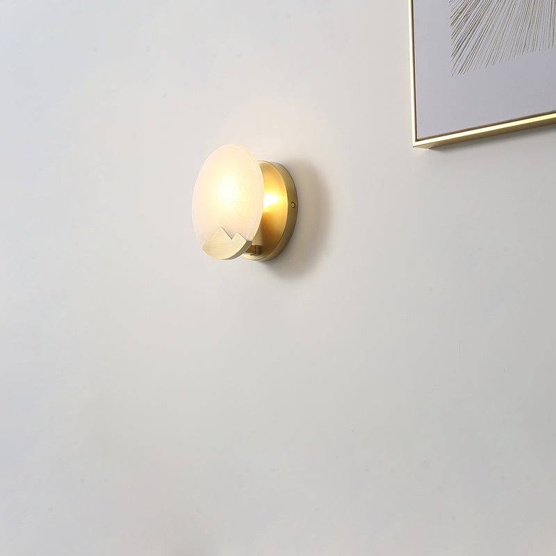 Marble Alabaster Brass Wall Light - 202MWL - Modefinity