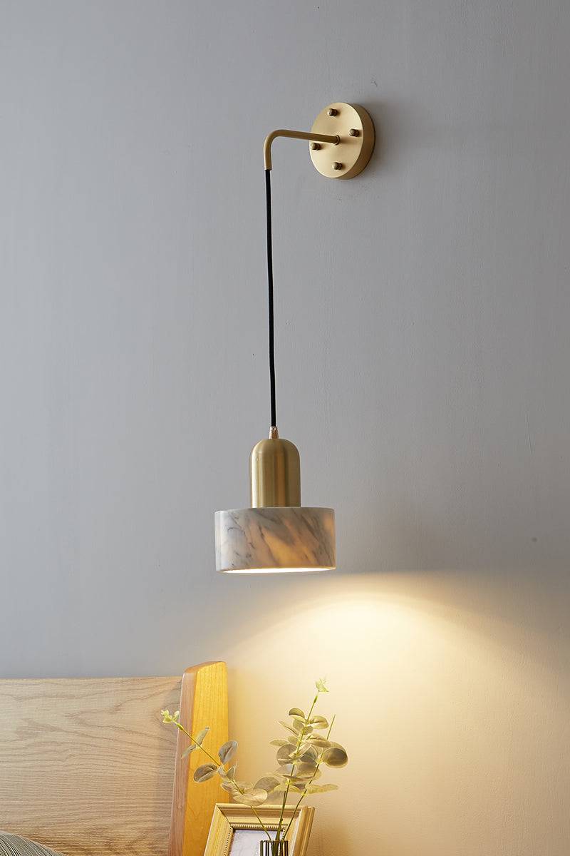 Marble Brass Wall Light - 205MWL - Modefinity