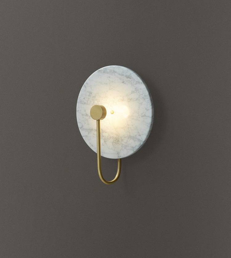 Marble Brass Wall Sconce - 204MWL - Modefinity