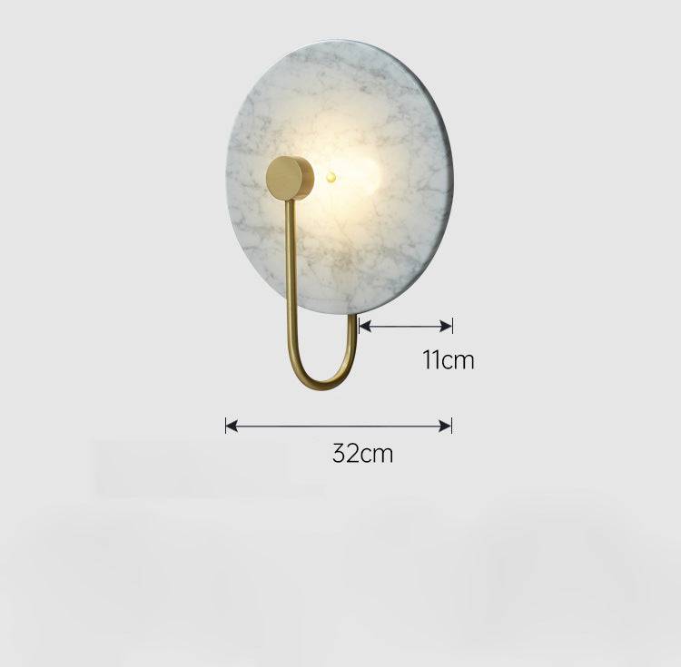 Marble Brass Wall Sconce - 204MWL - Modefinity