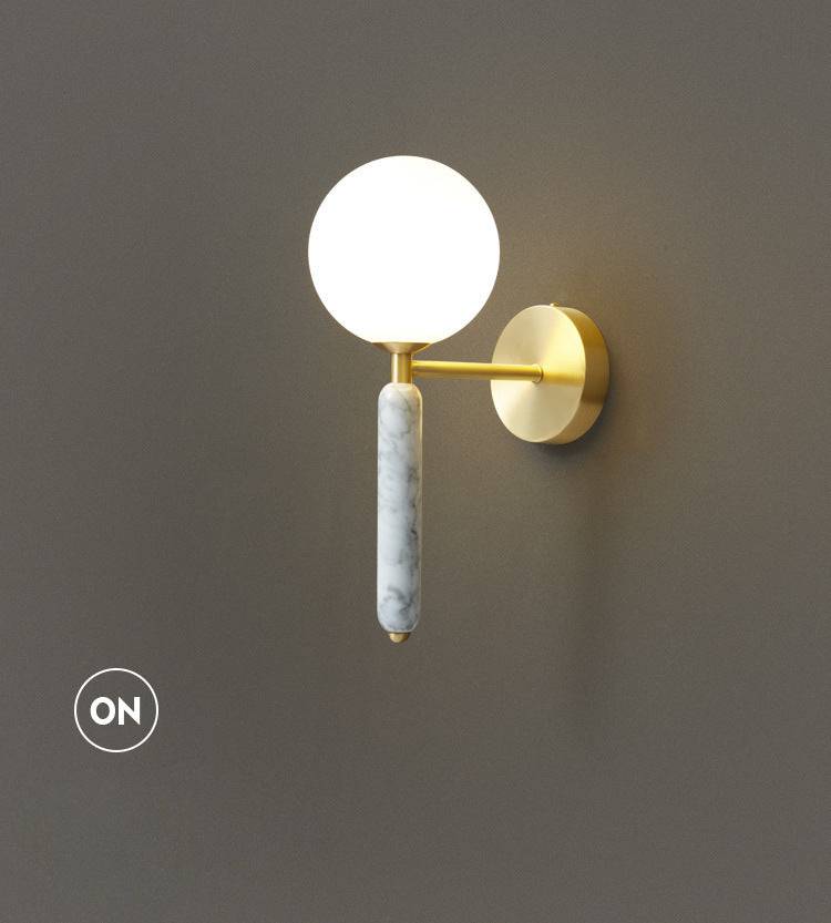 Marble Brass Wall Sconce - 207MWL - Modefinity