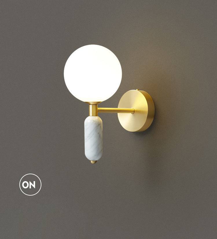 Marble Brass Wall Sconce - 208MWL - Modefinity