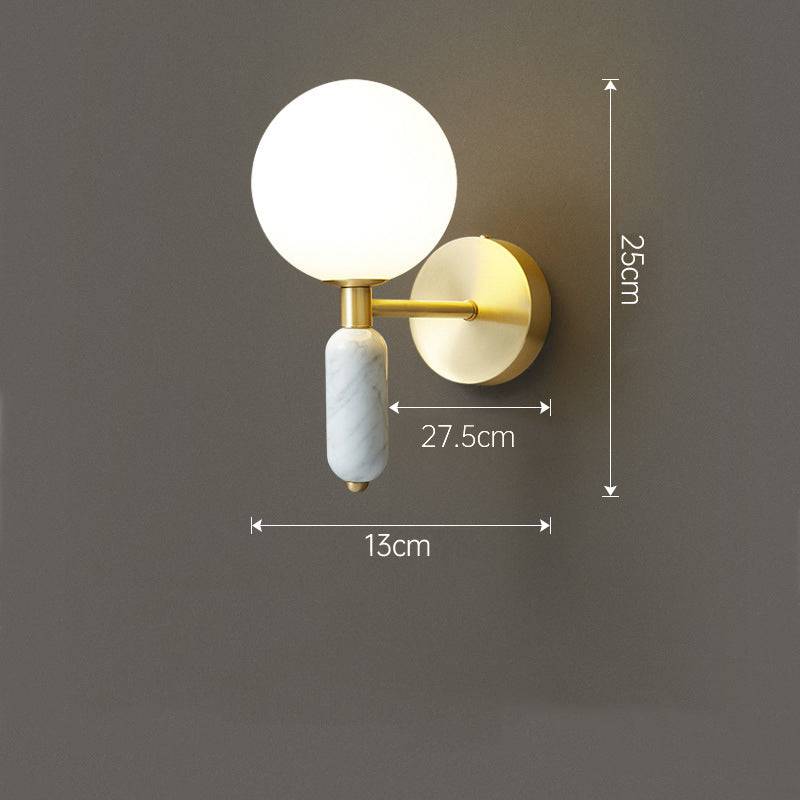 Marble Brass Wall Sconce - 208MWL - Modefinity