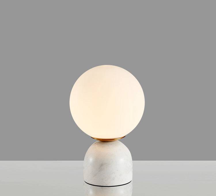 Marble Table Globe Lamp