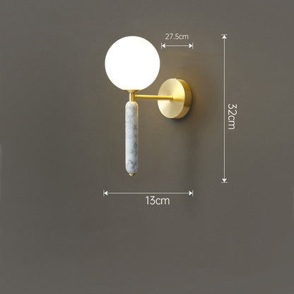 Marble Brass Wall Sconce - 207MWL - Modefinity