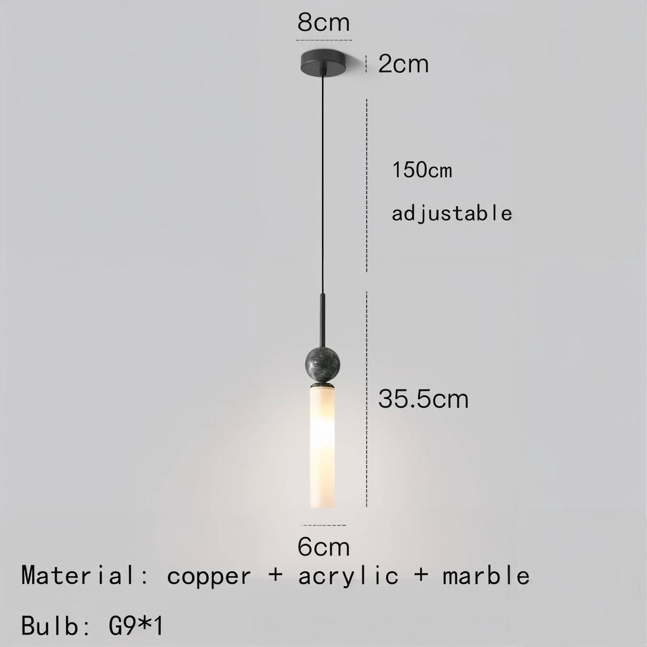 Minimalist Modern Marble Wall Light - Modefinity