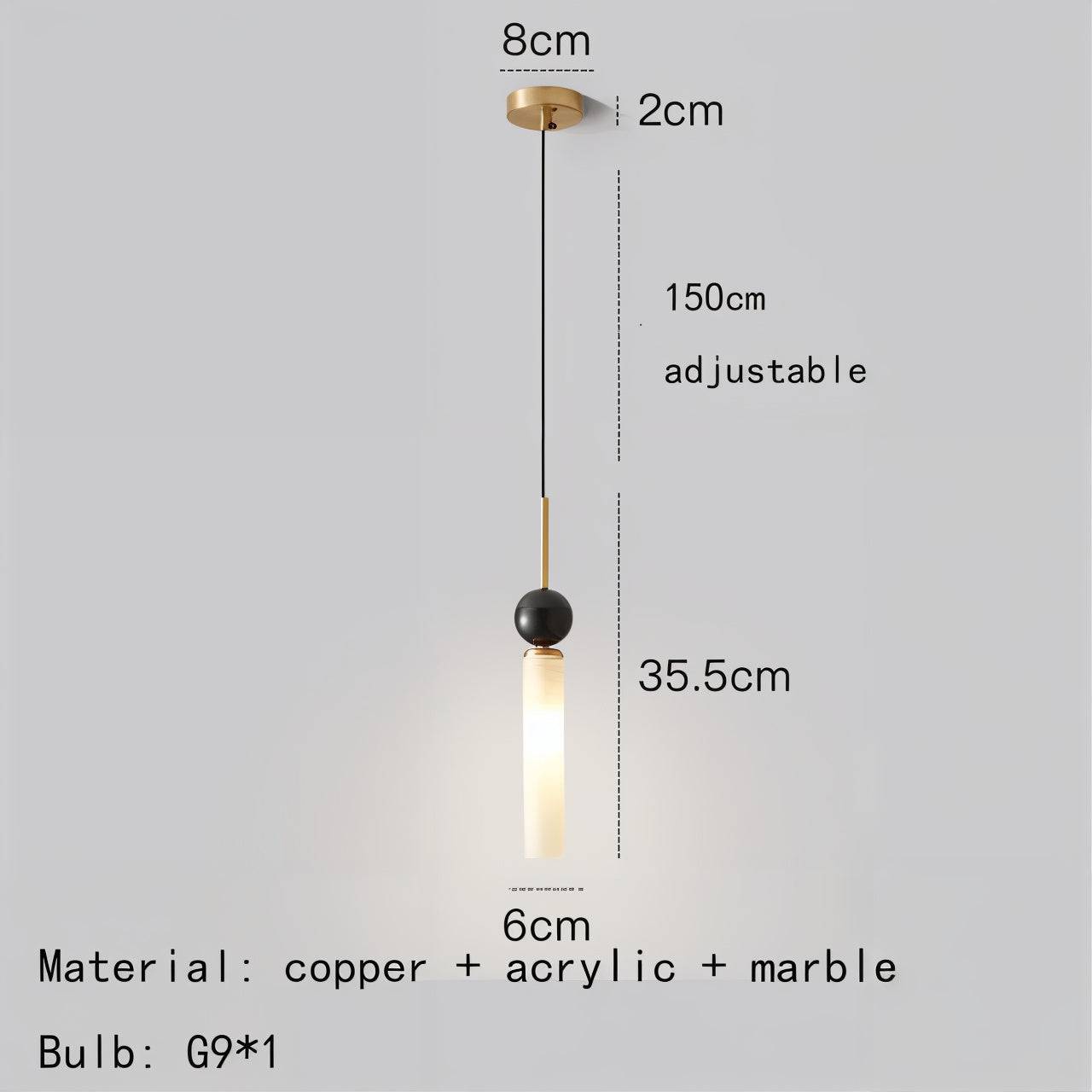 Minimalist Modern Marble Wall Light - Modefinity