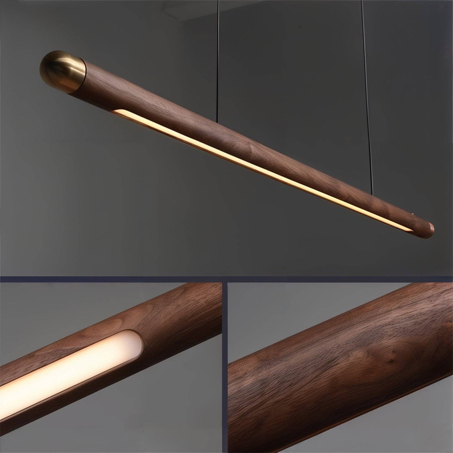 Minimalist Wooden LED Pendant Light - Modefinity