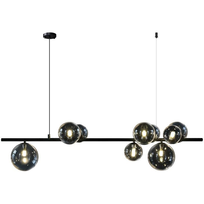 Modern Chandelier With Clear Globe - 1LCH2 - Modefinity