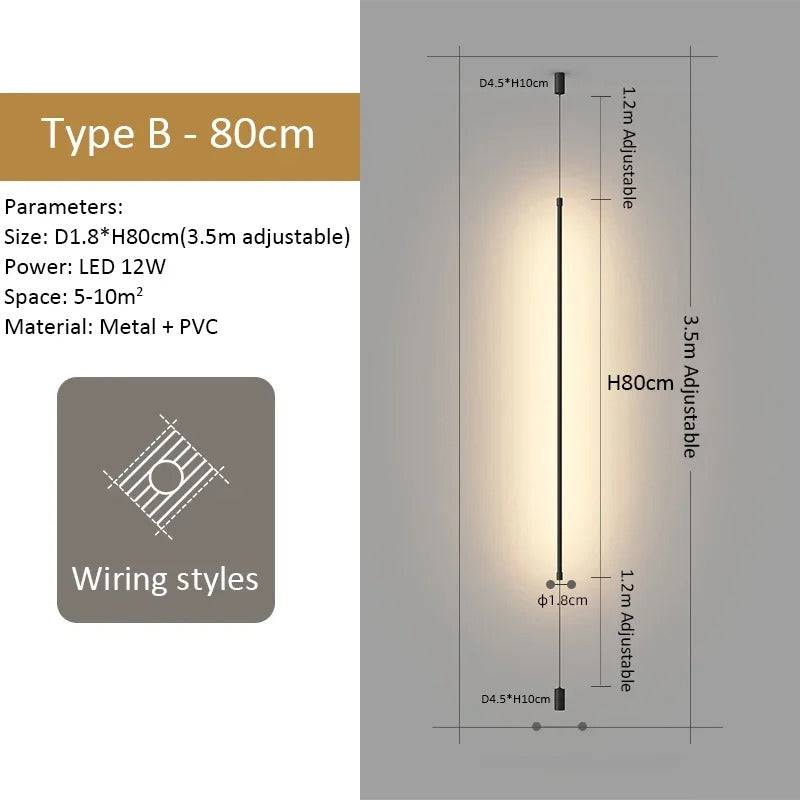 Modern Linear Bar Pendant Light - Sleek Versatility - Modefinity