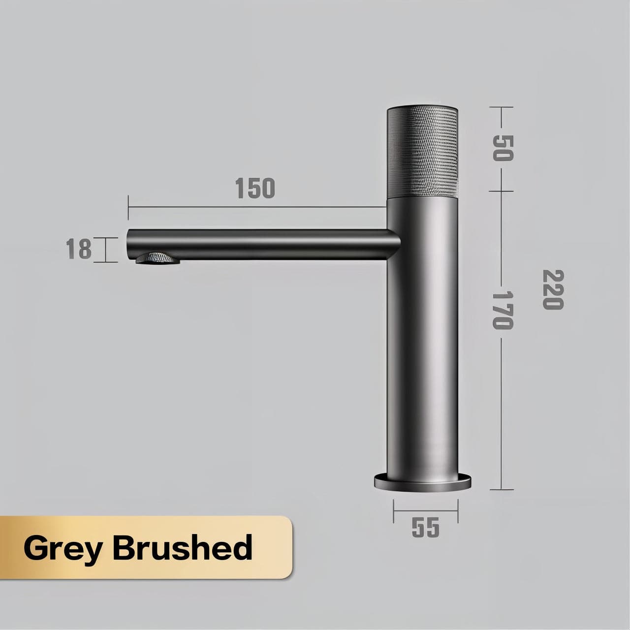 Modern Minimalist Faucet - Sleek Elegance in Two Sizes - Modefinity