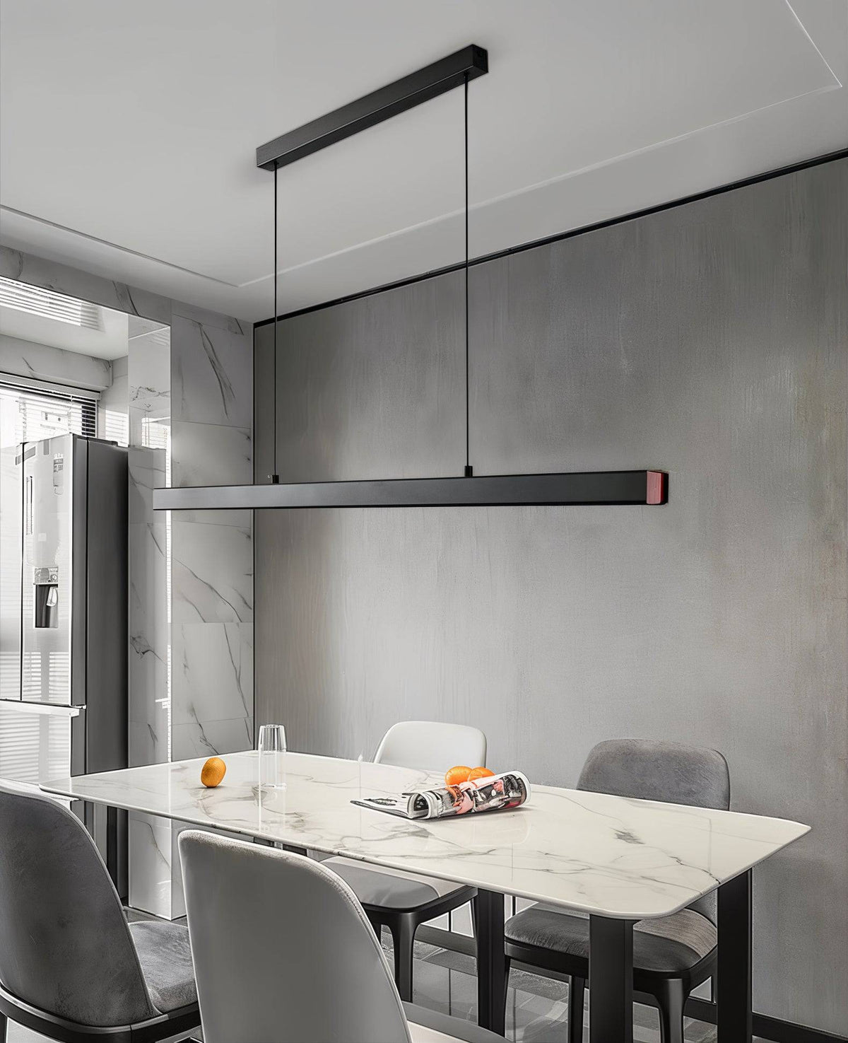 Modern Minimalist Linear LED Pendant Light