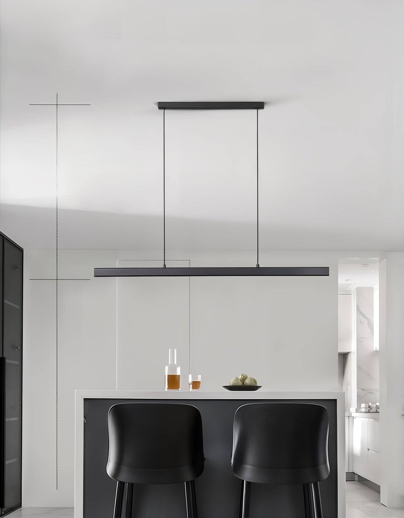 Modern Minimalist Linear LED Pendant Light | ModefinityModern ...