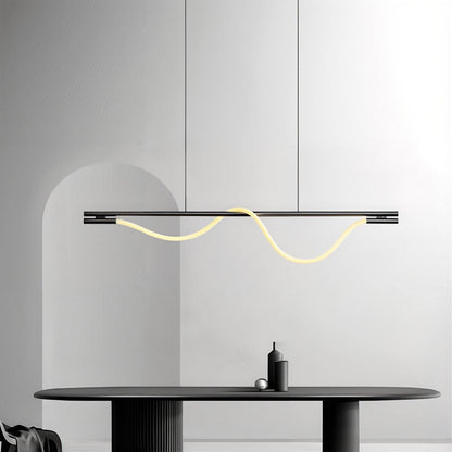 Modern Minimalist Wave Pendant Light - Modefinity