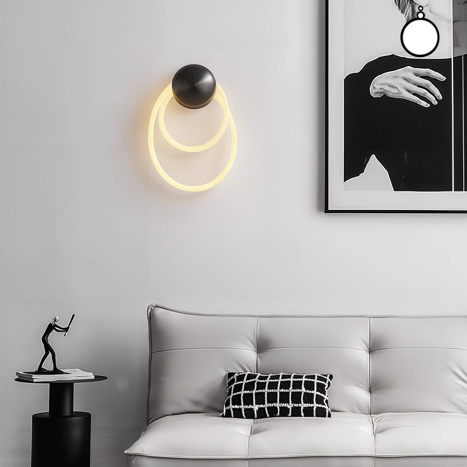 Modern Rope Loop LED Wall Light - Modefinity