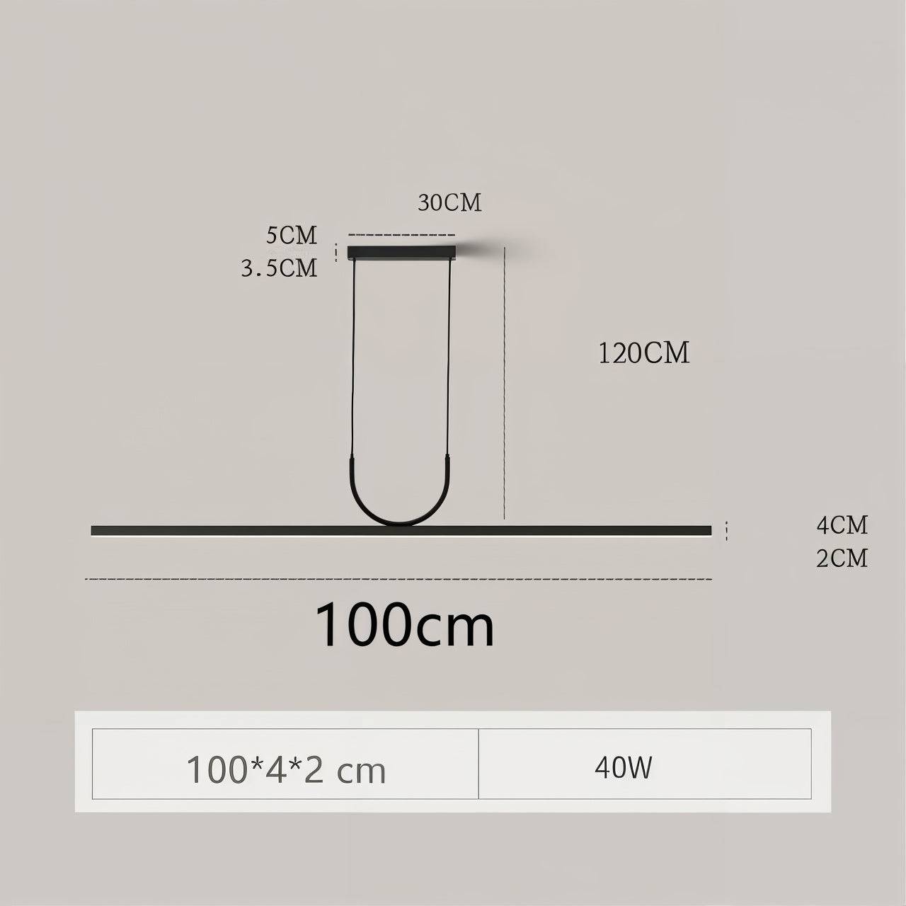 Modern Simple LED Ceiling Chandelier - Modefinity