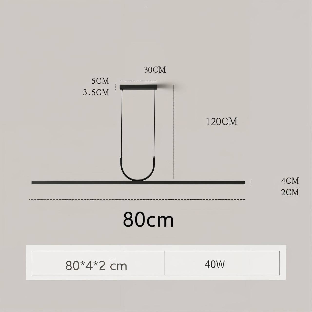 Modern Simple LED Ceiling Chandelier - Modefinity