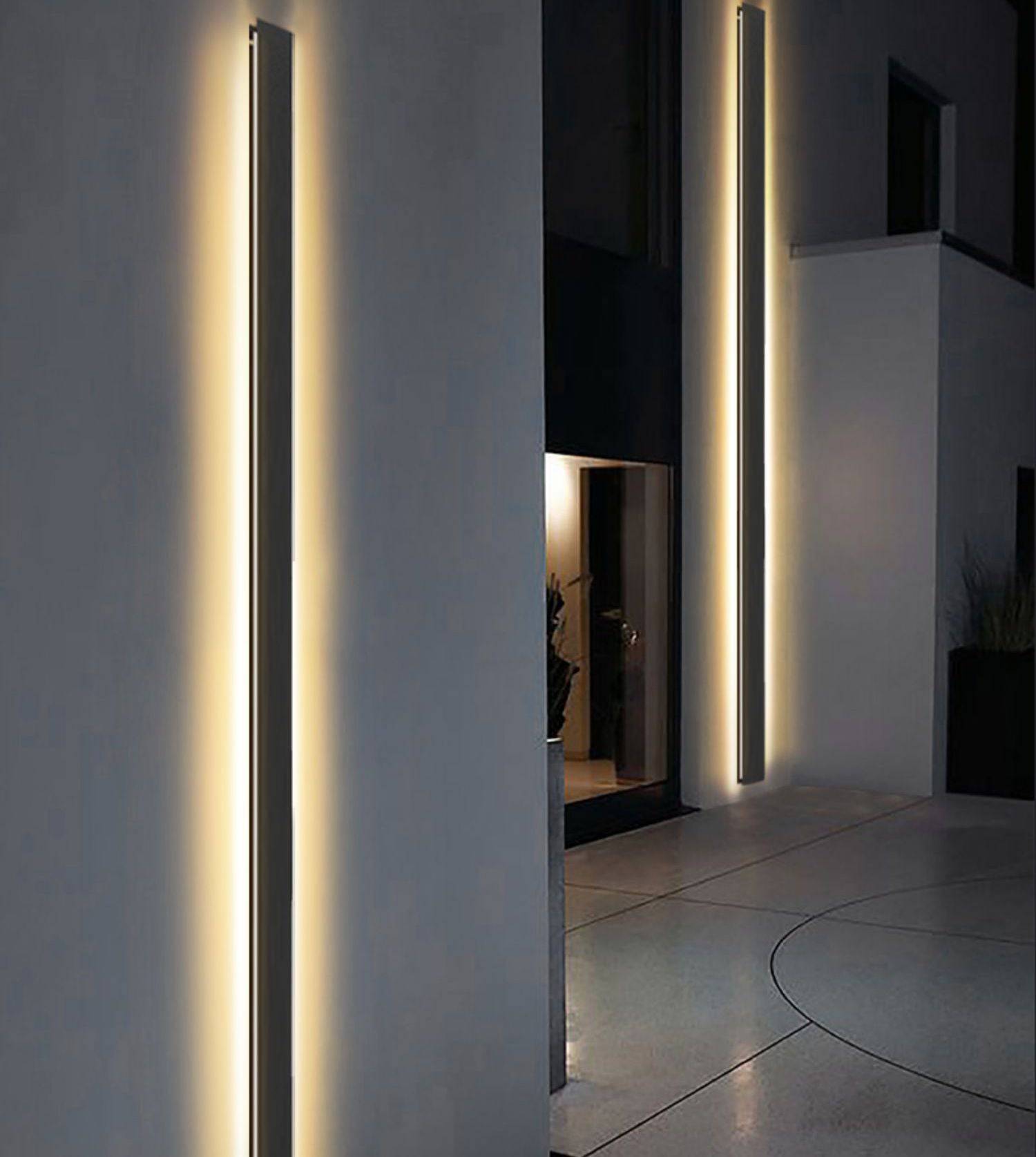 Modern Strip Outdoor Wall Light - 201OTL - Modefinity