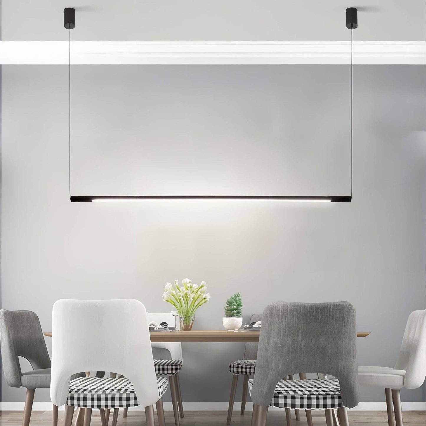 Nordic Linear Led Pendant Lamp - Modefinity