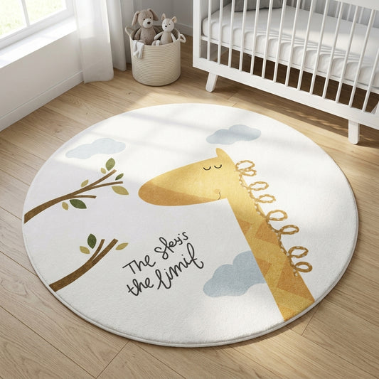 Round Nursery Rugs – Soft & Stylish Playmats for Kids
