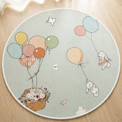 Round Nursery Rugs – Soft & Stylish Playmats for Kids