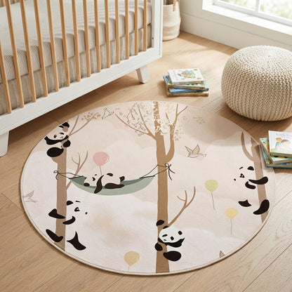 Round Nursery Rugs – Soft & Stylish Playmats for Kids
