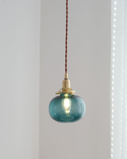 Ribbed Globe Glass Pendant Light - 228GPL - Modefinity