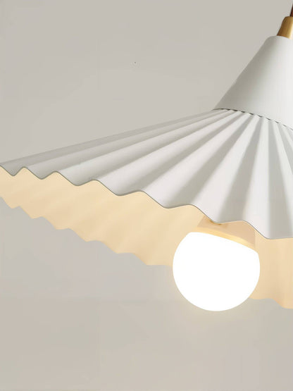 Pleated Cone Pendant Light - Modern Minimalist - Modefinity