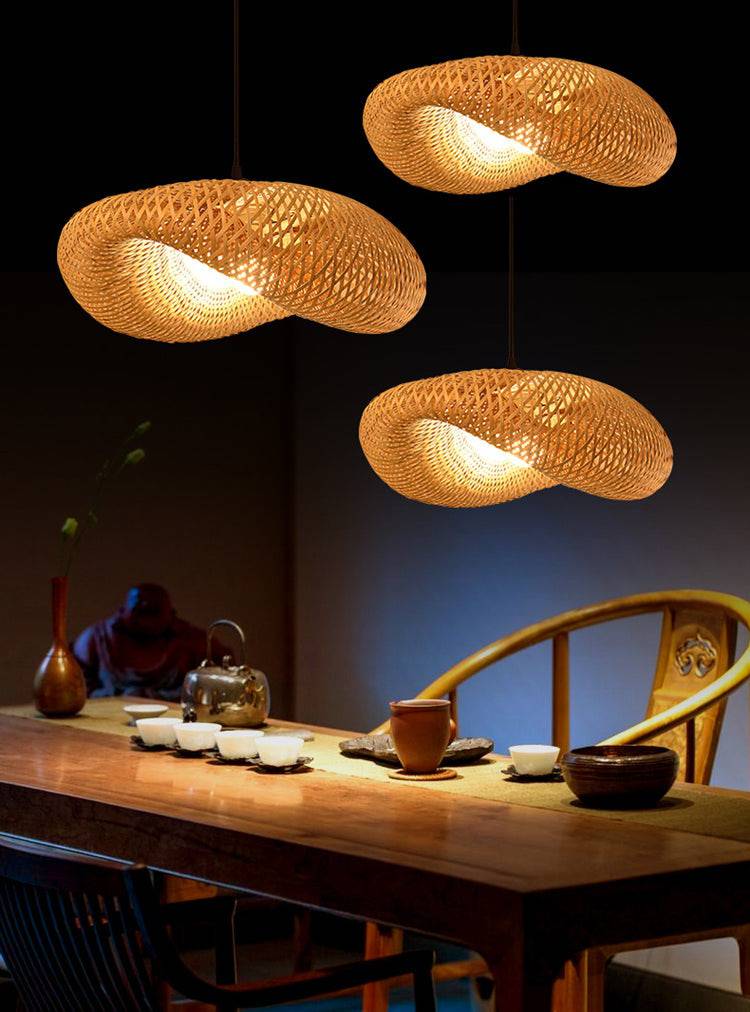 Rattan Wicker Pendant Light - Modefinity