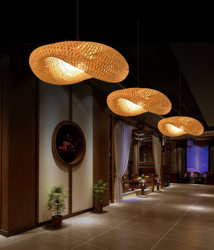 Rattan Wicker Pendant Light - Modefinity