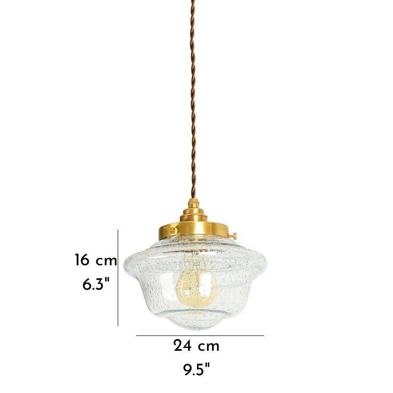 Retro Glass Pendant Light - 240GPL - Modefinity