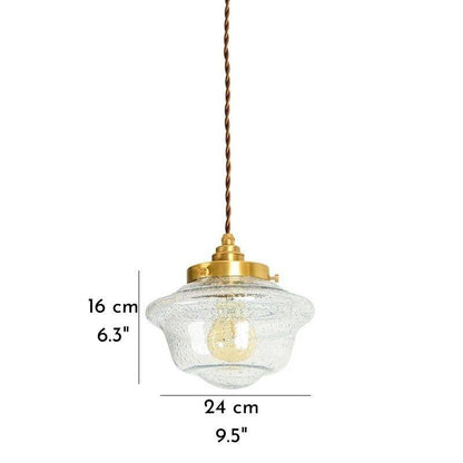 Retro Glass Pendant Light - 240GPL - Modefinity