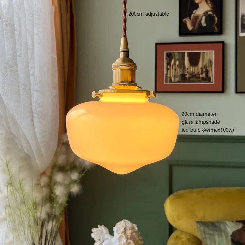 Retro Glass Pendant Light - 246GPL - Modefinity