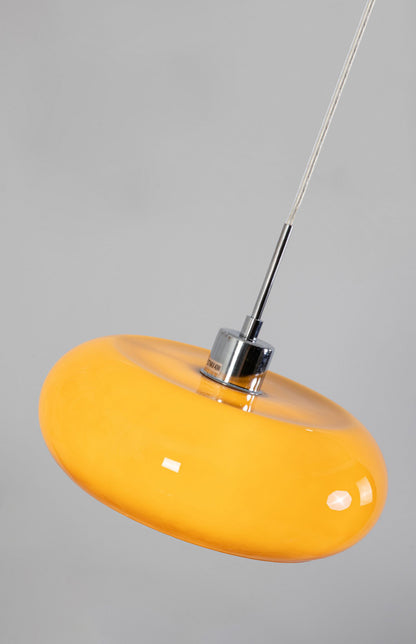 Amber Retro Glass Pendant Light - 244GPL - Modefinity