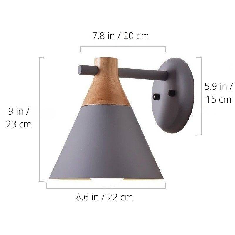 Scandinavian Wall Mounted Sconce Light - RWL202 - Modefinity