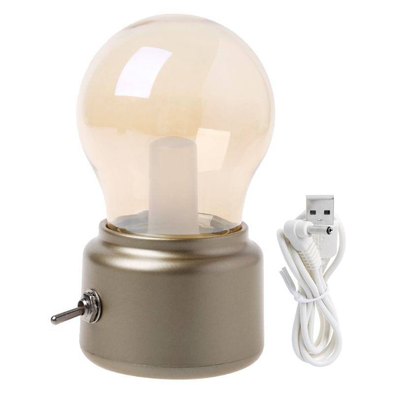 Petite lampe de table en fer