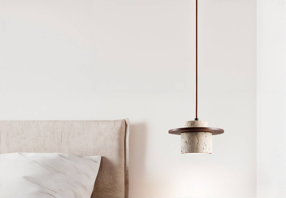 Textured Stone Pendant Light - Modern Rustic | ModefinityTextured Stone ... - Modern Textured Pendant Lighting For Studio Apartments