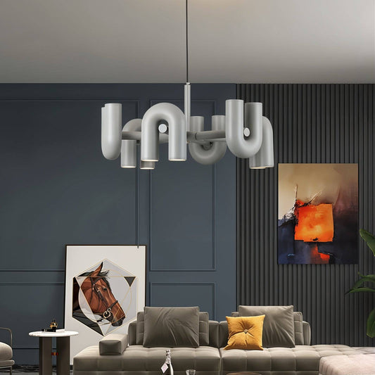 U-shaped Art Pendant Lamp for Home Decor - Modefinity