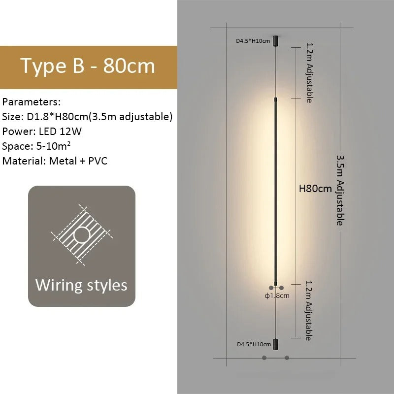 Modern Linear Bar Pendant Light - Sleek Versatility - Modefinity