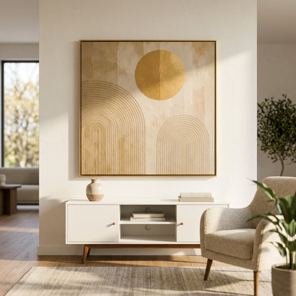 Balance | Wabi-Sabi Textured Canvas Art