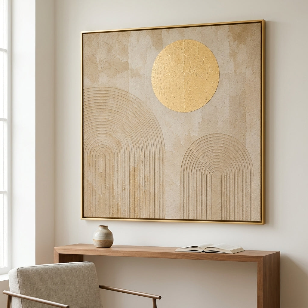 Balance | Wabi-Sabi Textured Canvas Art