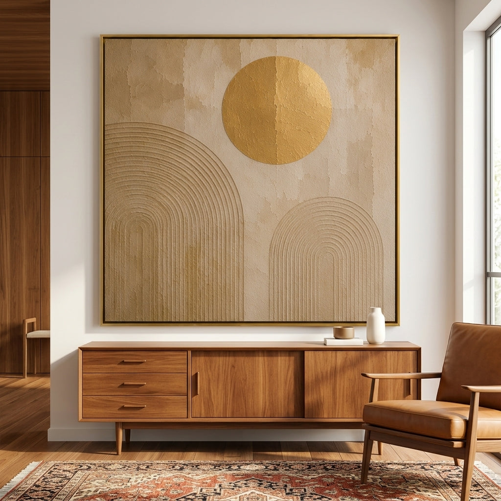 Balance | Wabi-Sabi Textured Canvas Art