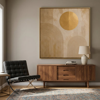 Balance | Wabi-Sabi Textured Canvas Art