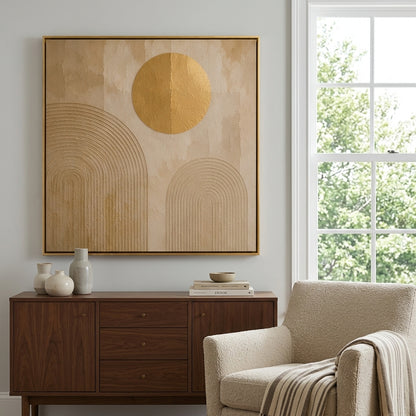 Balance | Wabi-Sabi Textured Canvas Art